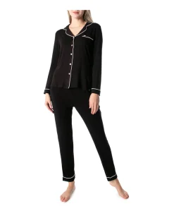 Dames pyjamaset zwart