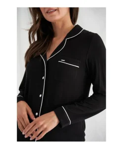 Dames pyjamaset zwart