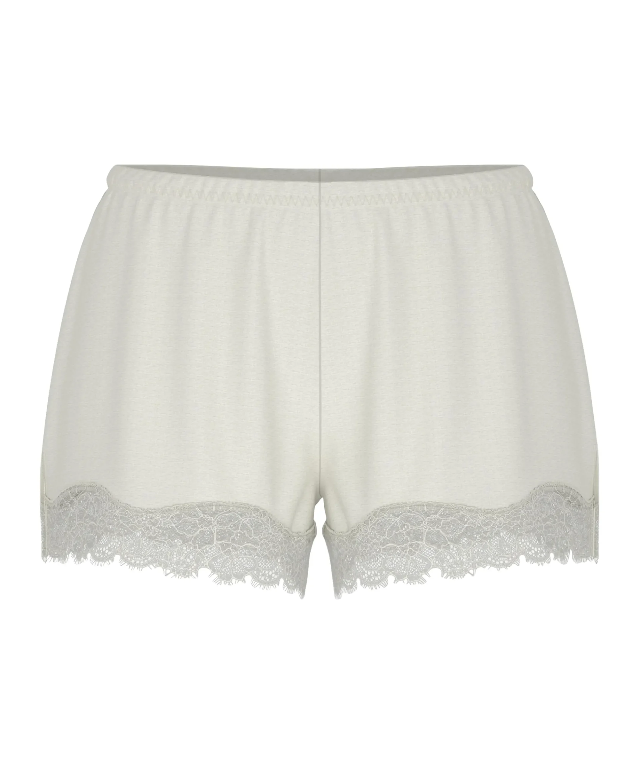 Dames pyjamashorts ecru