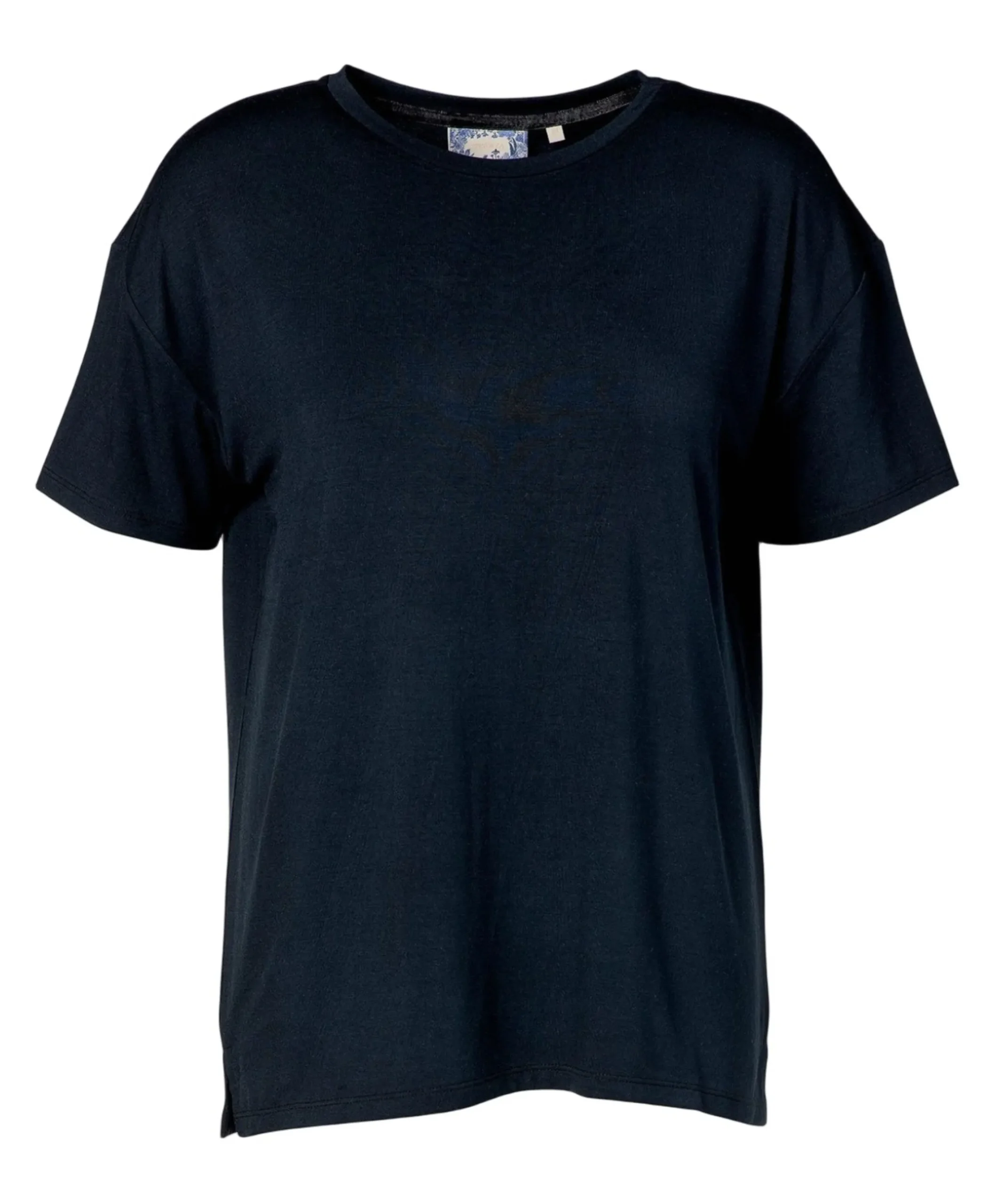 Dames pyjamatop blauw
