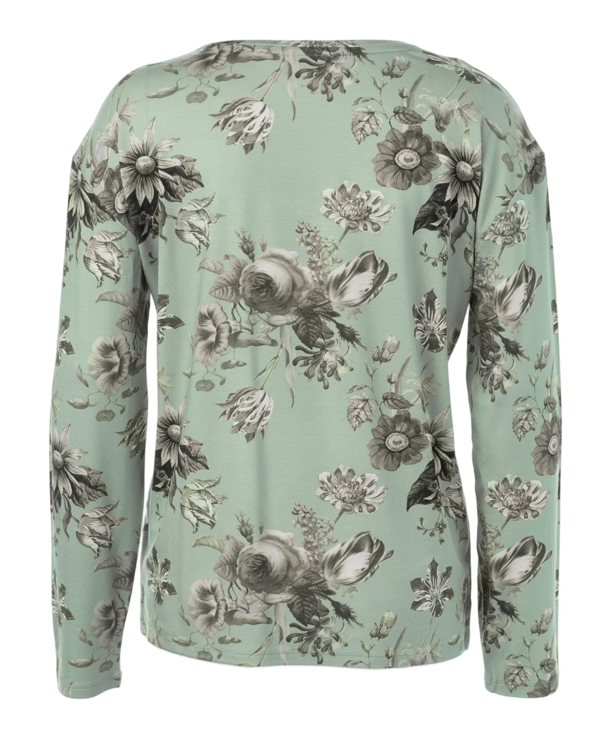 Dames pyjamatop groen
