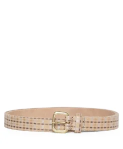 Dames riem beige