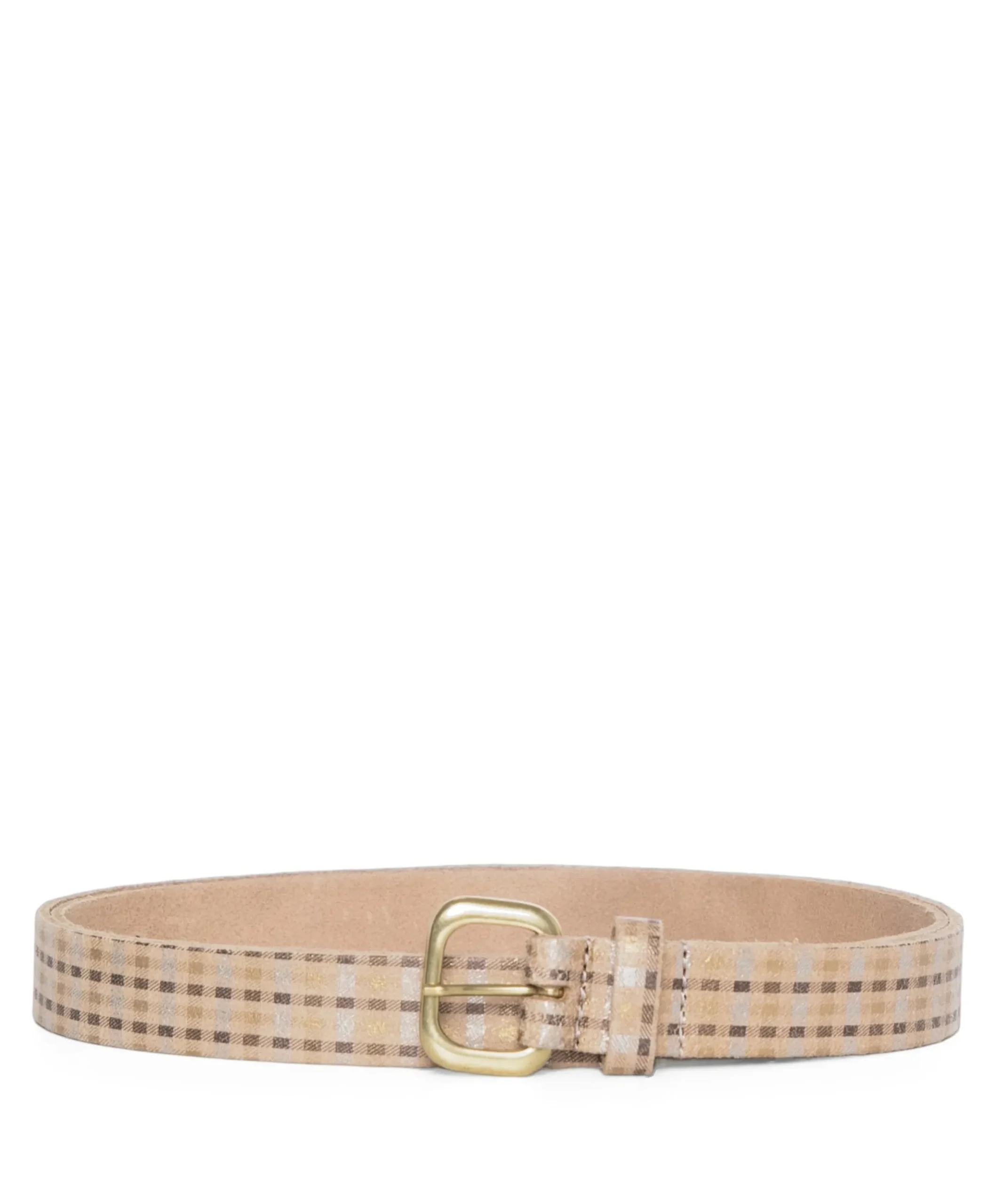Dames riem beige