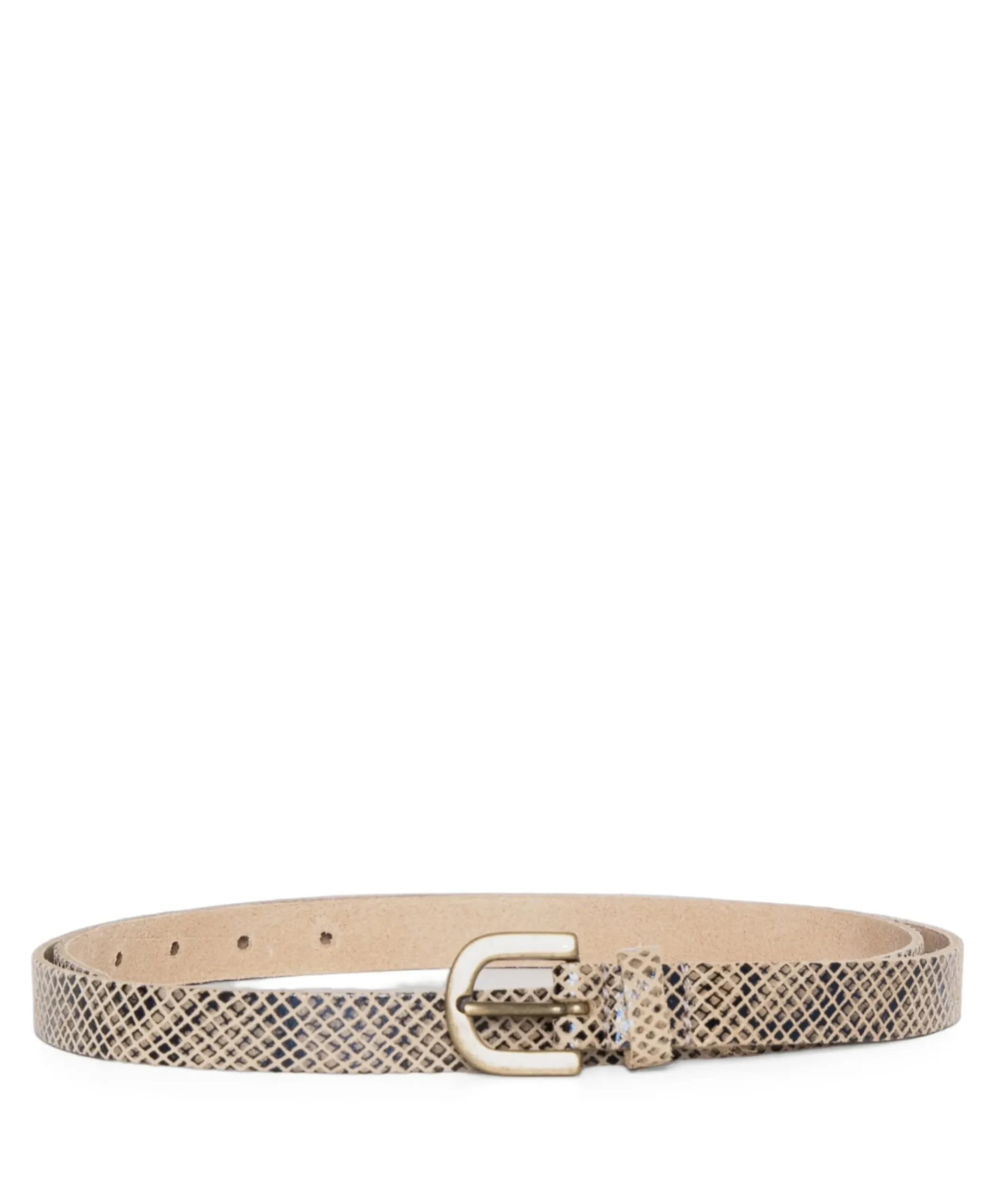 Dames riem beige