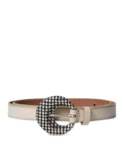 Dames riem beige