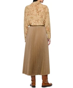 Dames rok beige