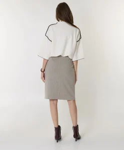 Dames rok beige