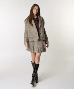 Dames rok beige