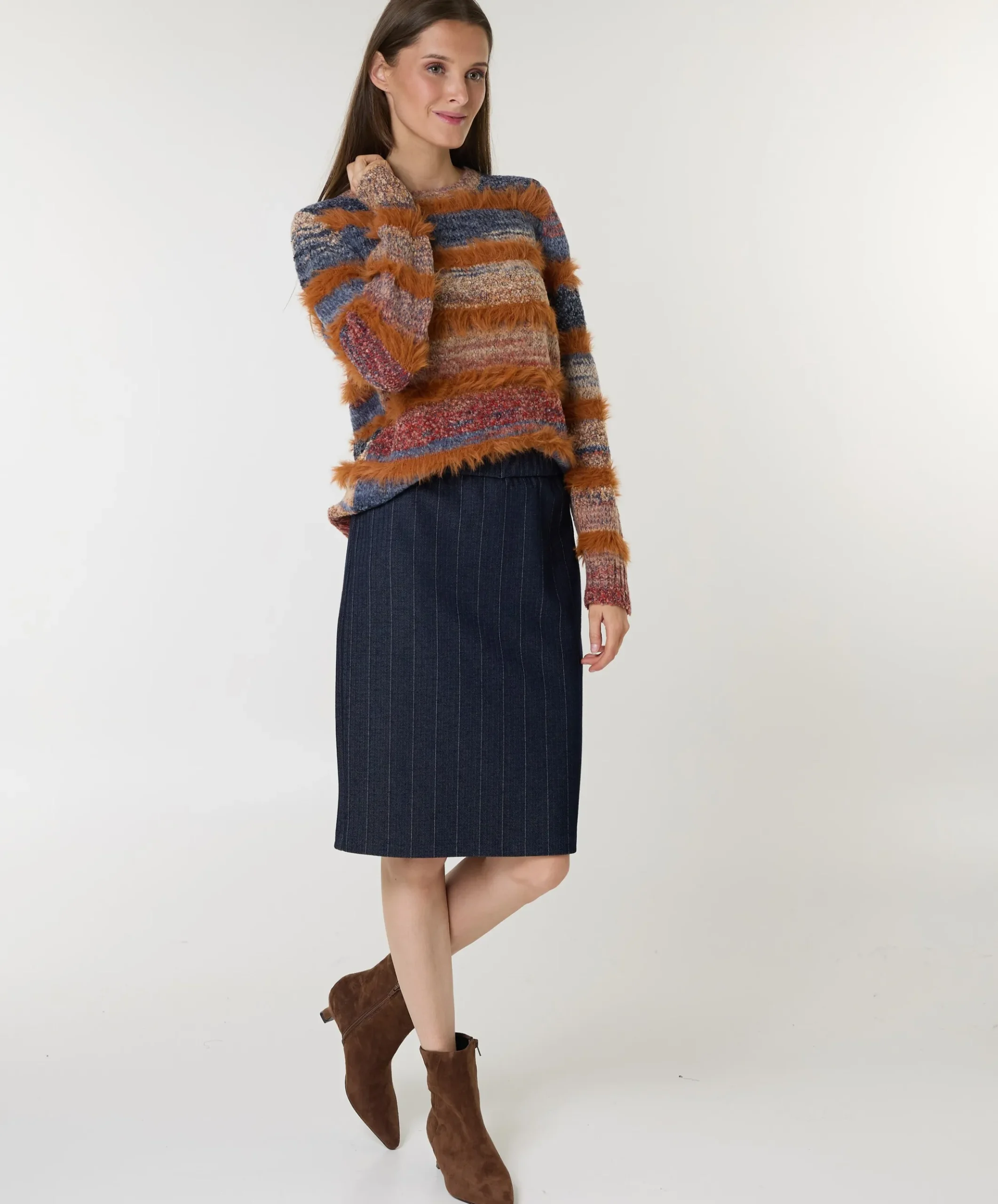 Dames rok blauw