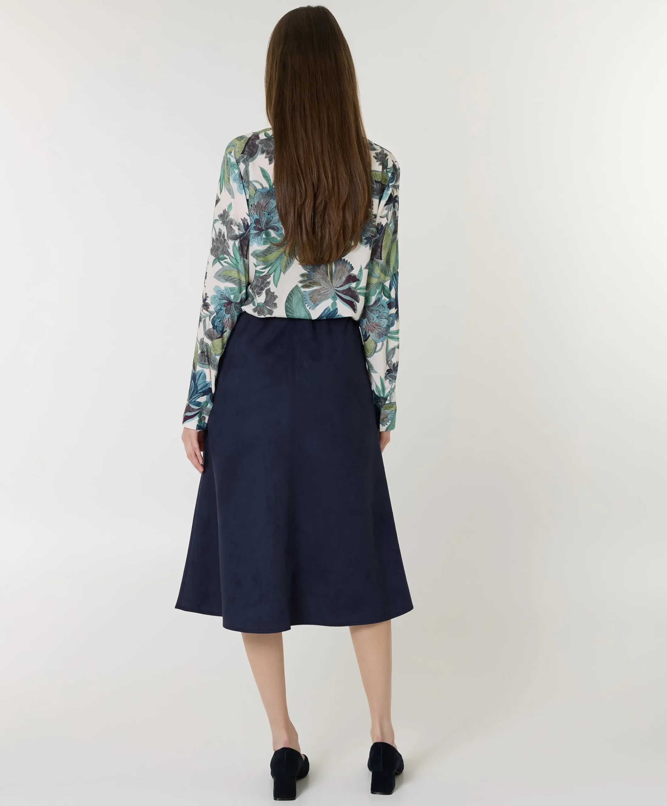 Dames rok blauw