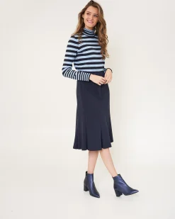Dames rok blauw
