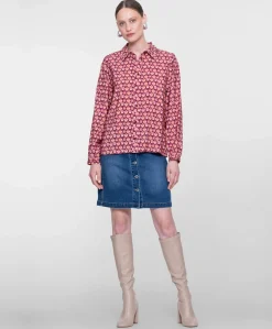 Dames rok blauw