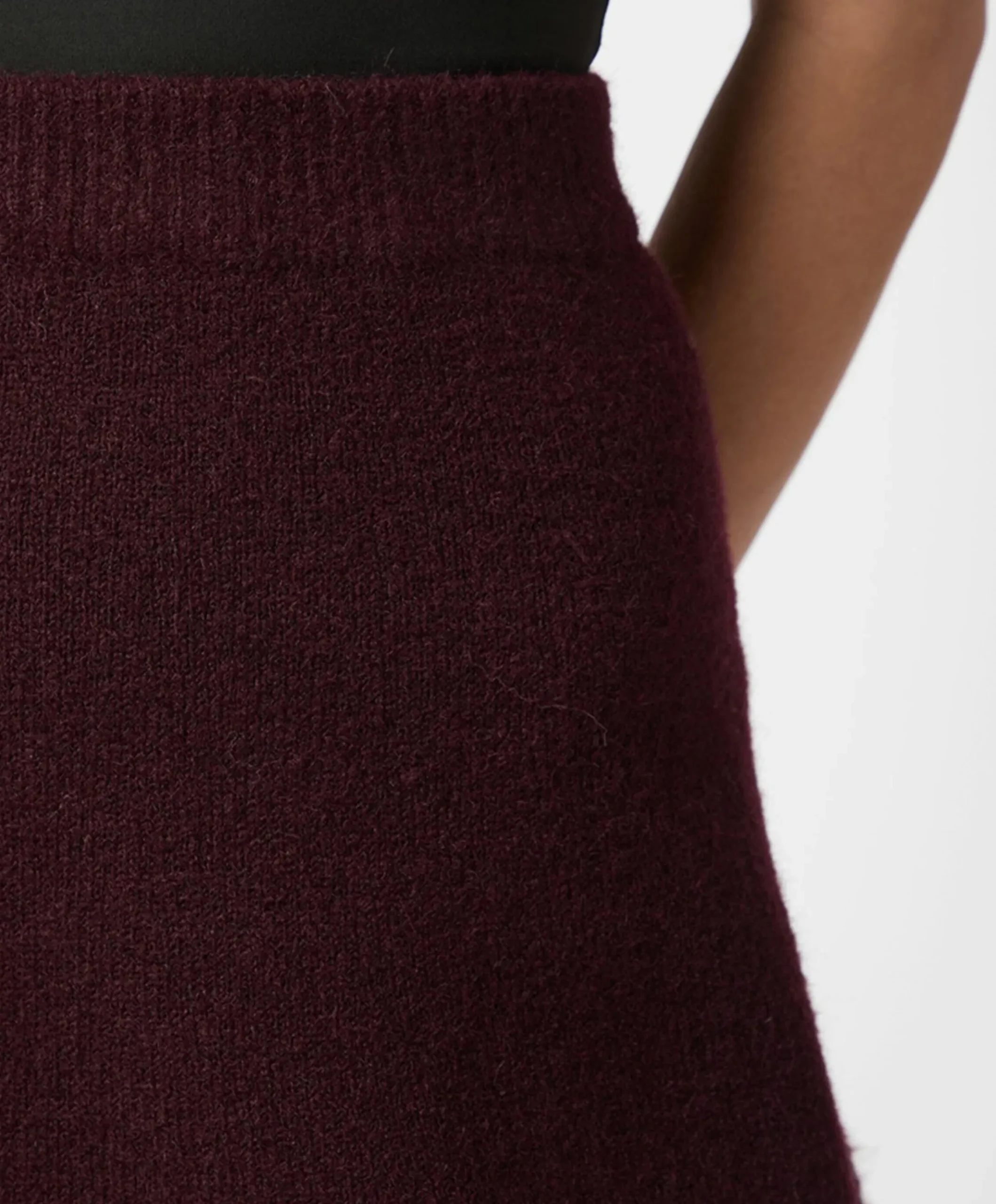 Dames rok bordeaux