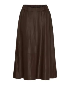 Dames rok bruin