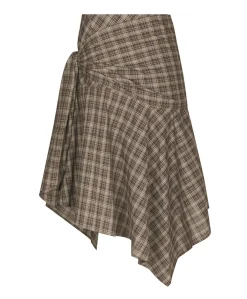 Dames rok bruin
