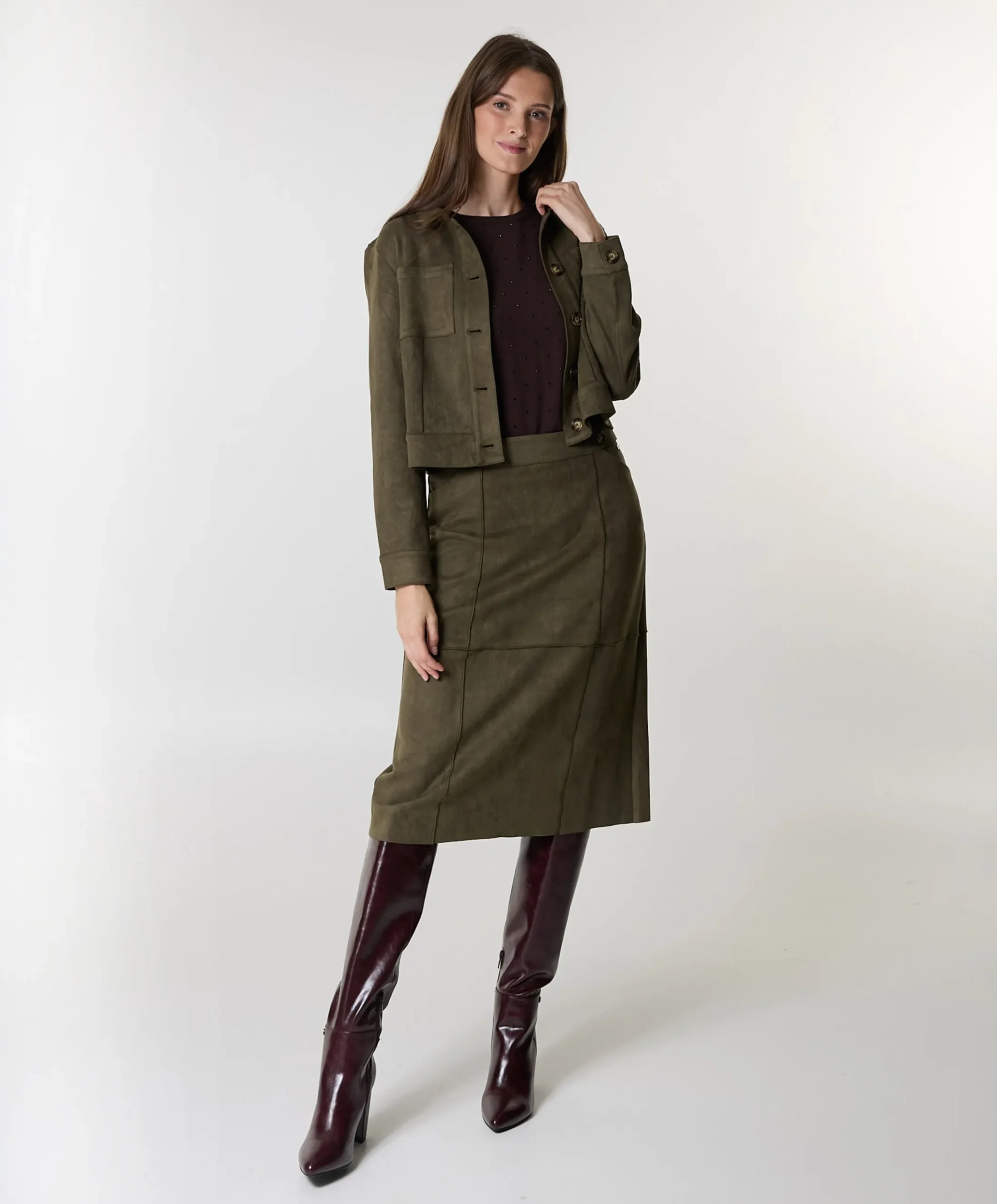 Dames rok groen