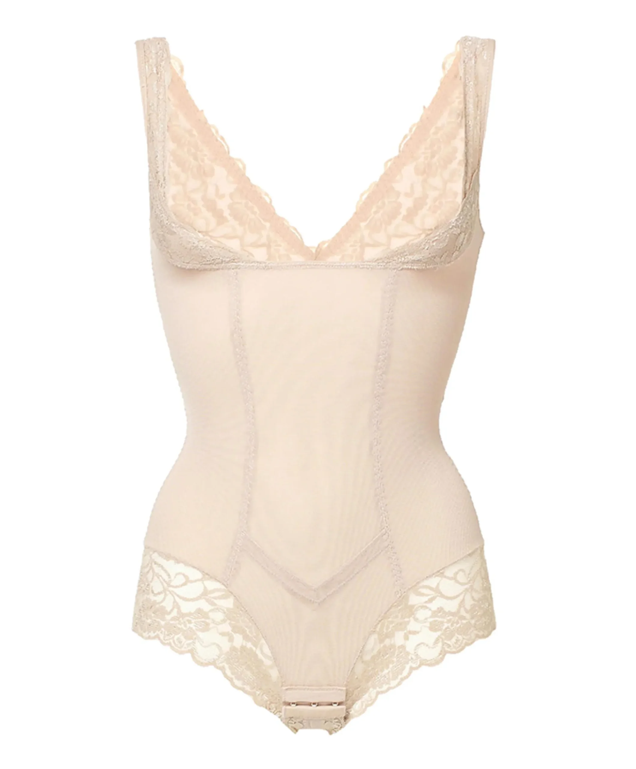 Dames shapewear body beige