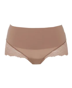 Dames shapewear slip bruin