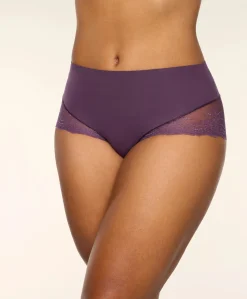 Dames shapewear slip paars