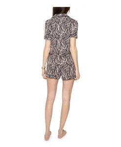 Dames shortama multicolor