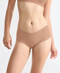 Dames shorts beige