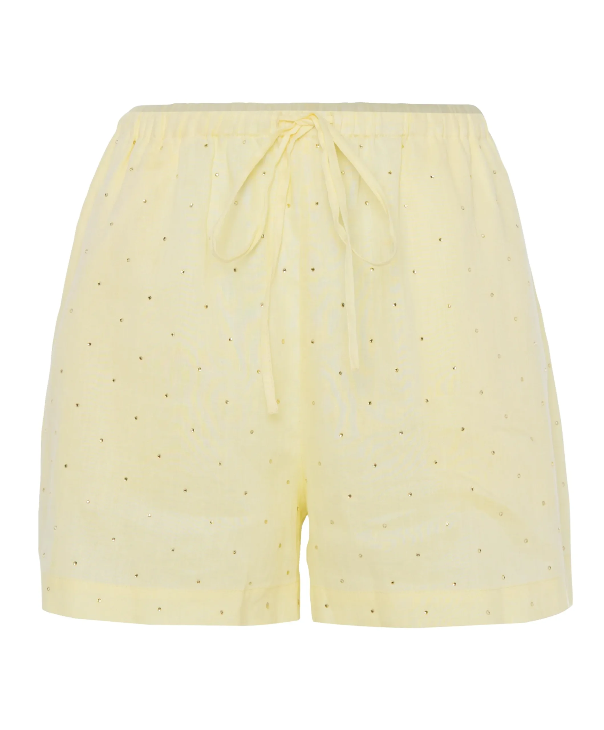 Dames shorts geel