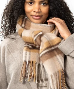 Dames sjaal beige