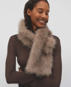 Dames sjaal beige