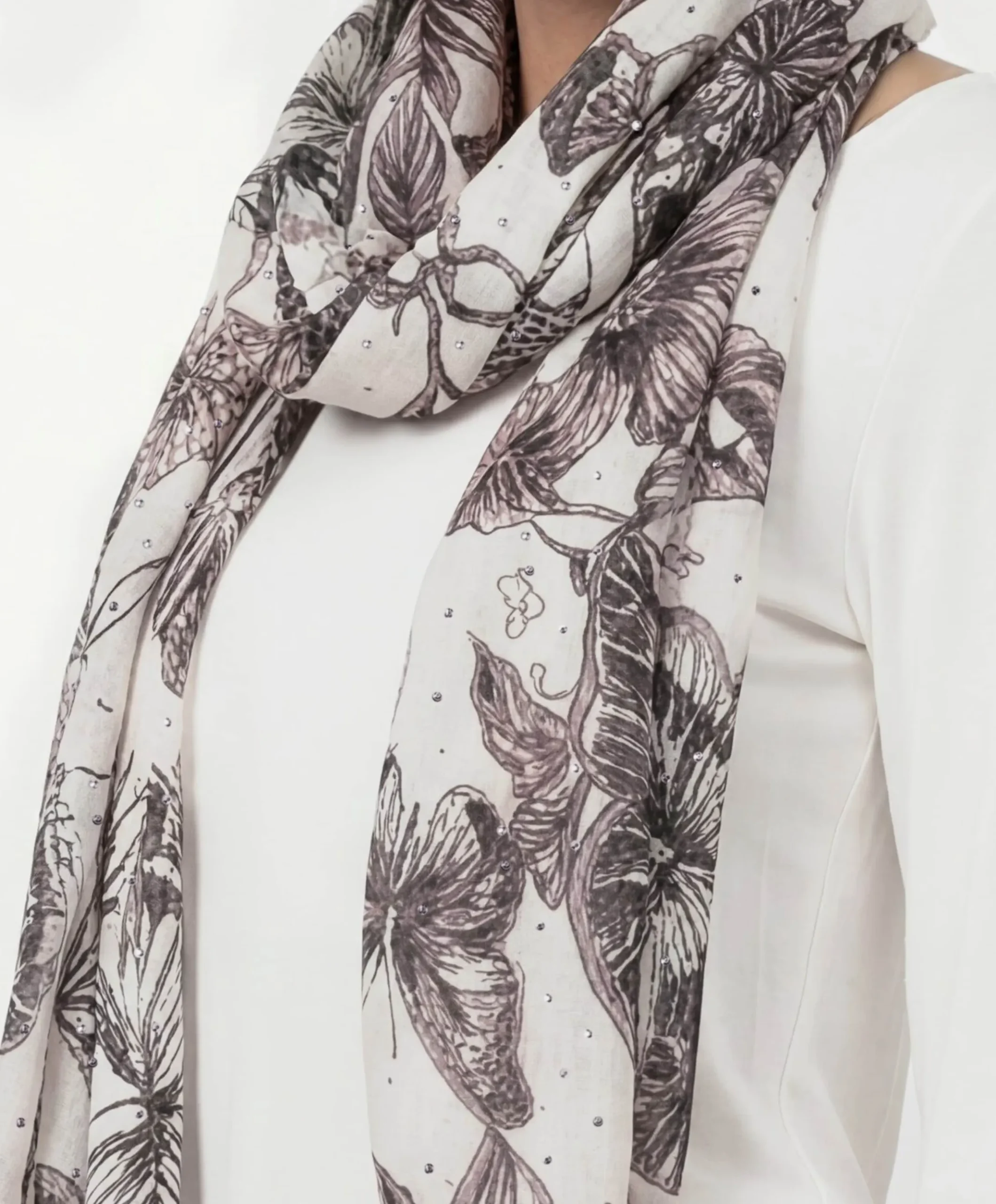 Dames sjaal beige