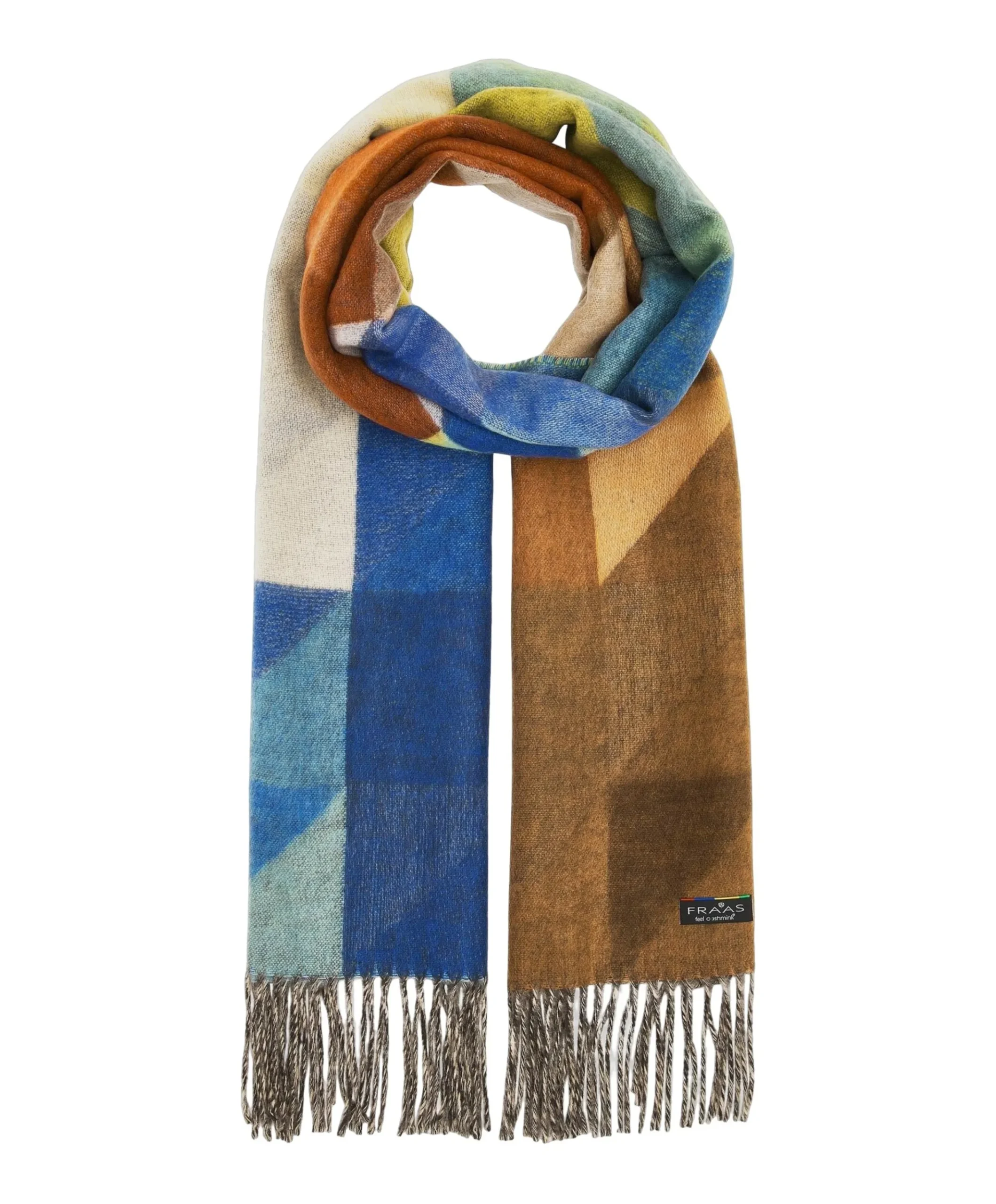Dames sjaal blauw