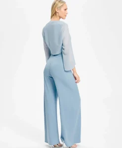 Dames sjaal blauw
