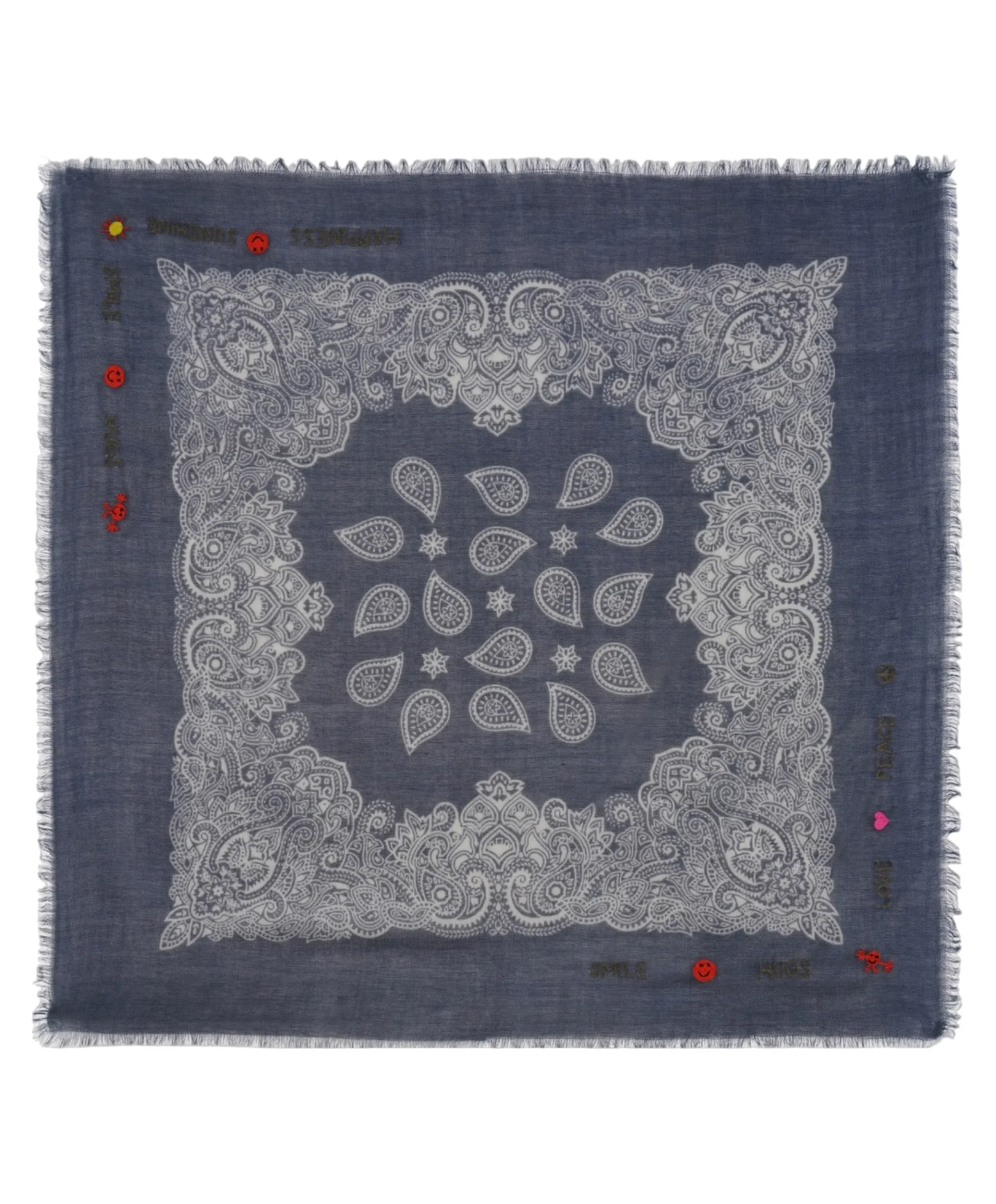 Dames sjaal blauw