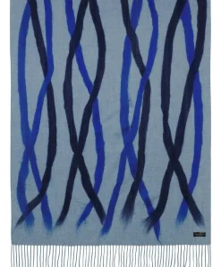 Dames sjaal blauw