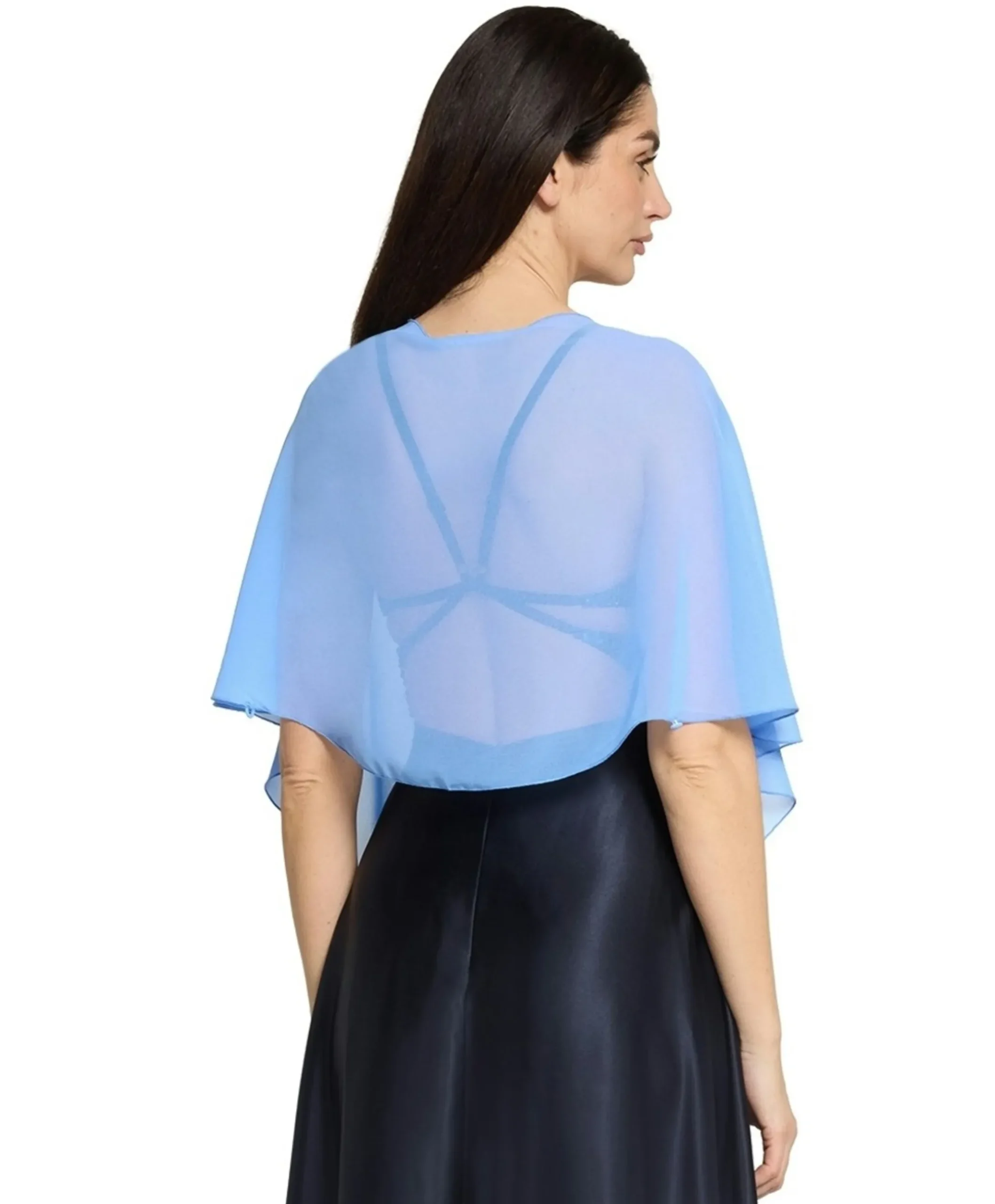 Dames sjaal blauw