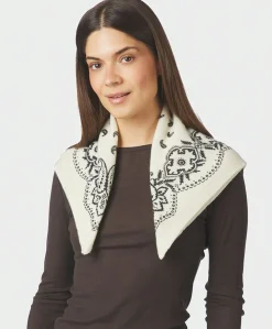 Dames sjaal ecru