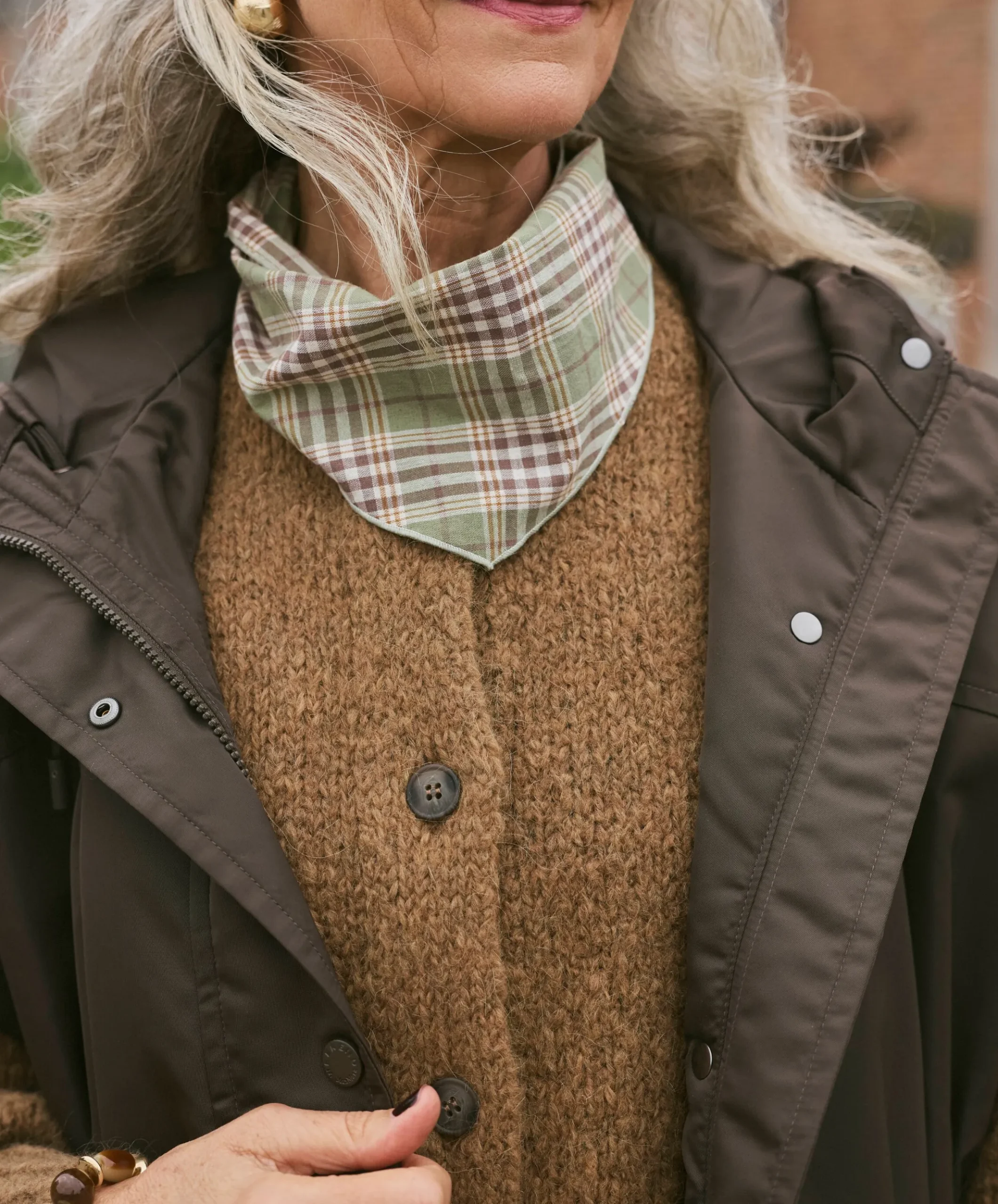 Dames sjaal groen