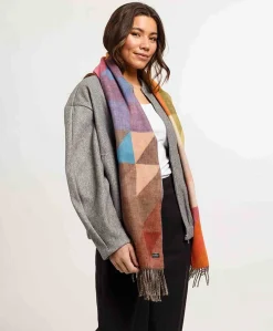Dames sjaal multicolor