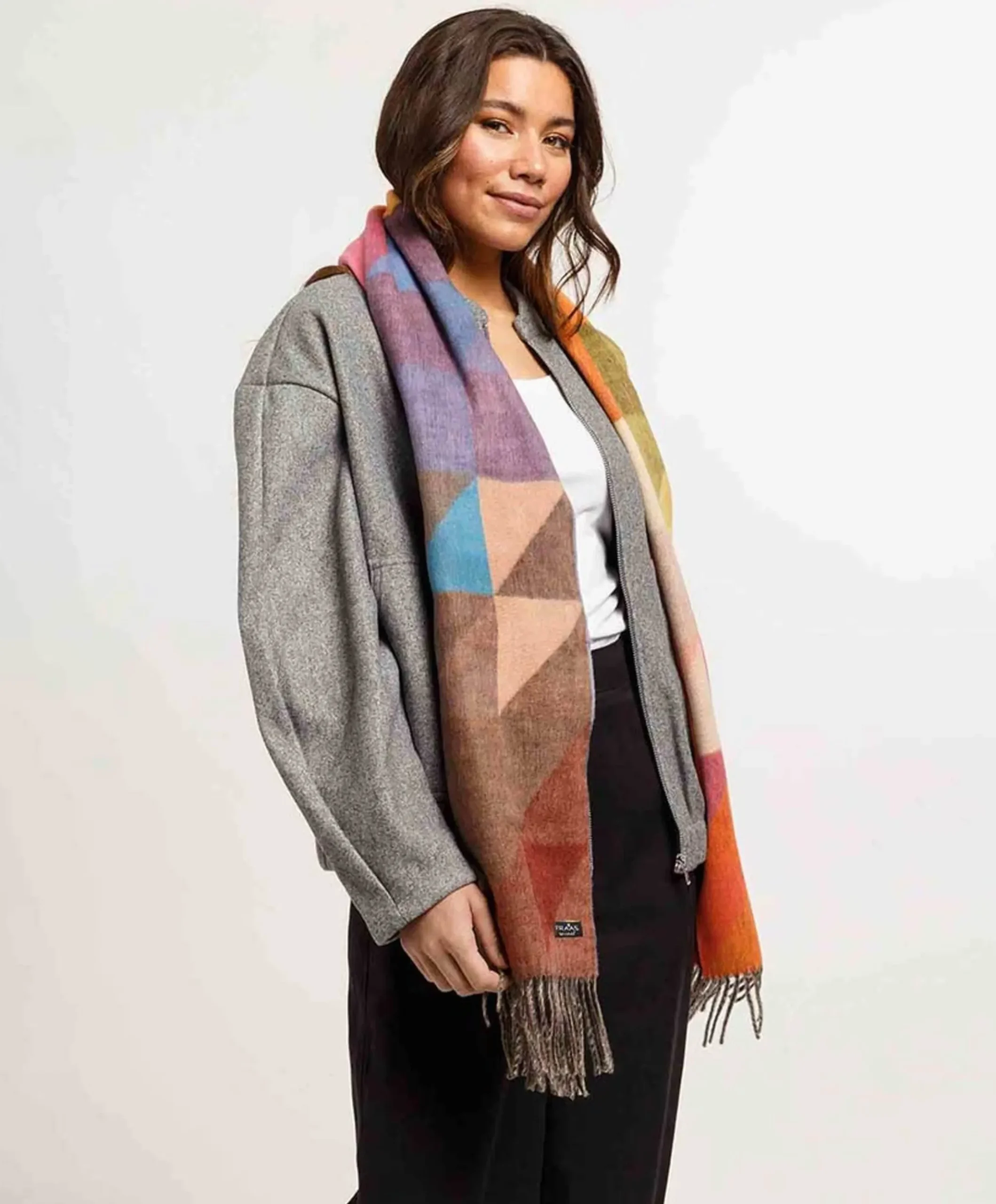 Dames sjaal multicolor