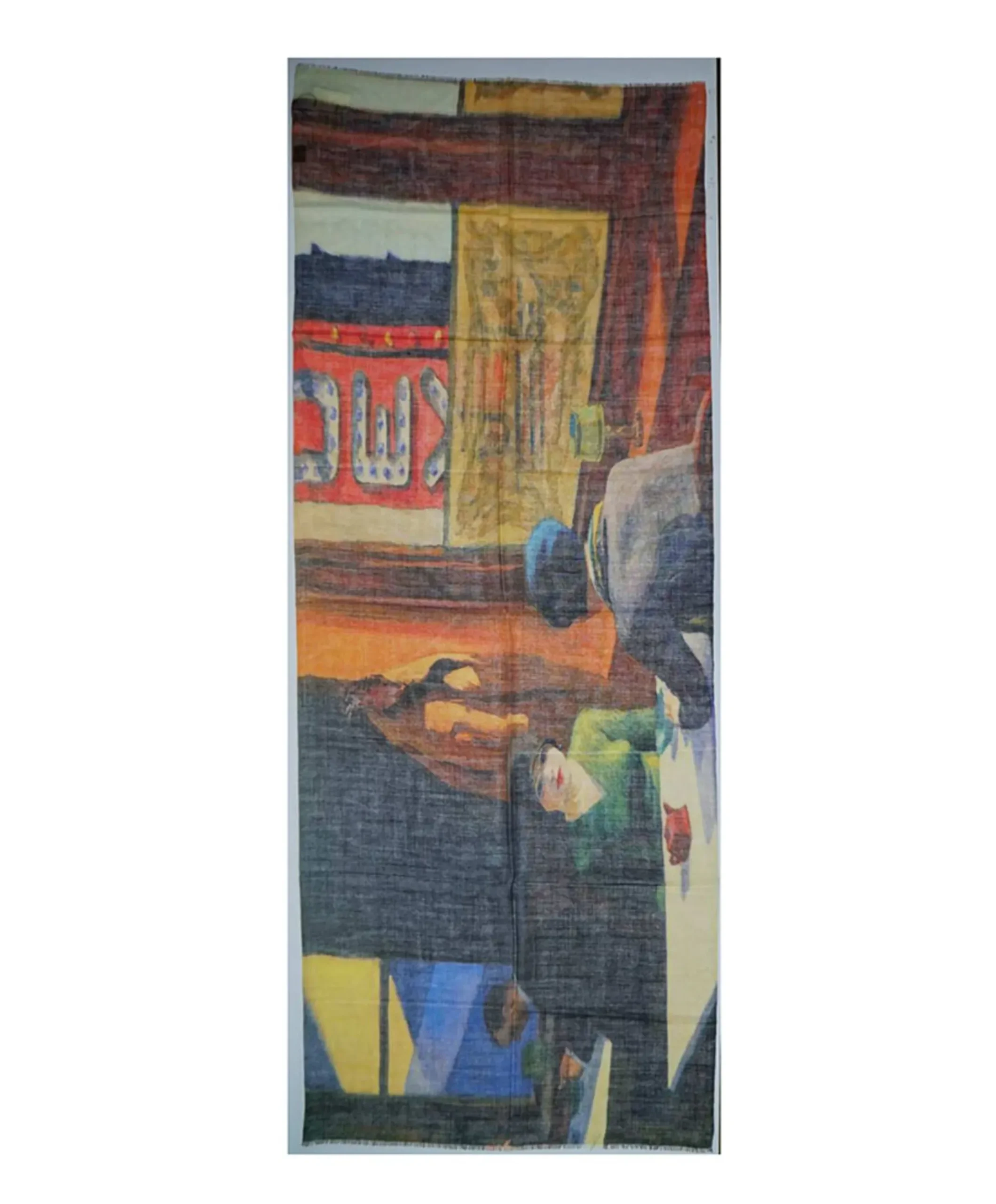 Dames sjaal multicolor