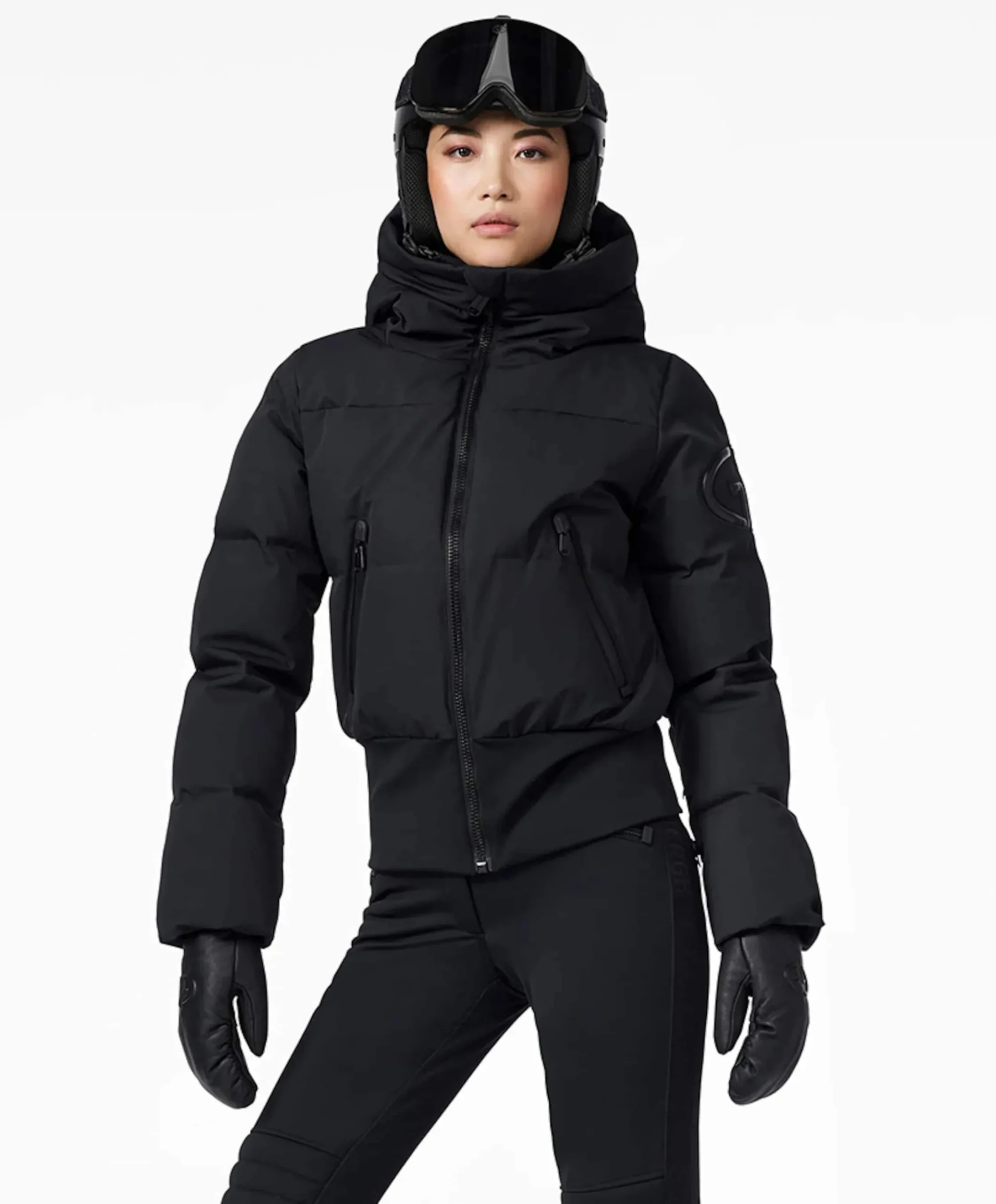 Dames ski-jas zwart