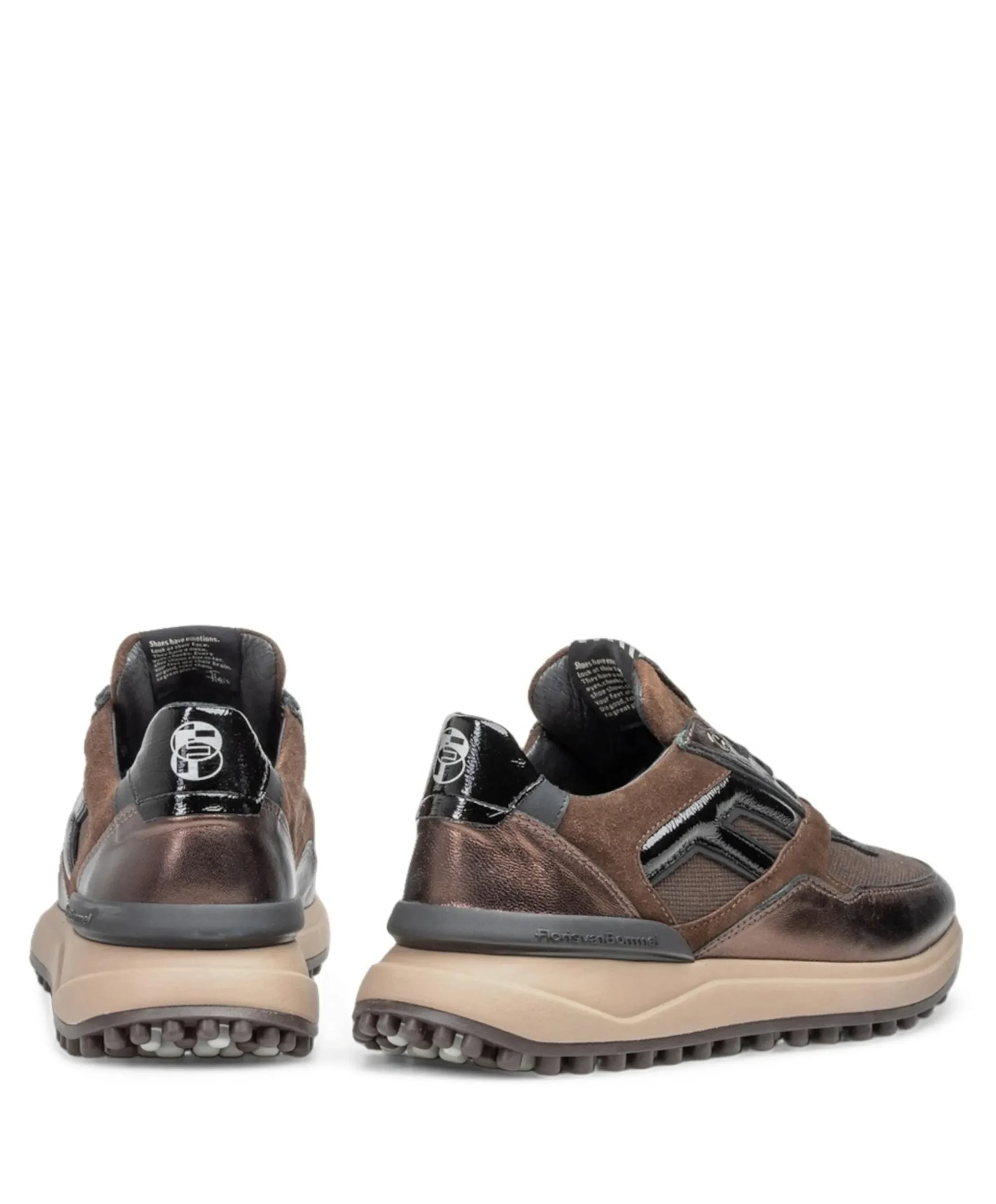 dames sneakers bruin
