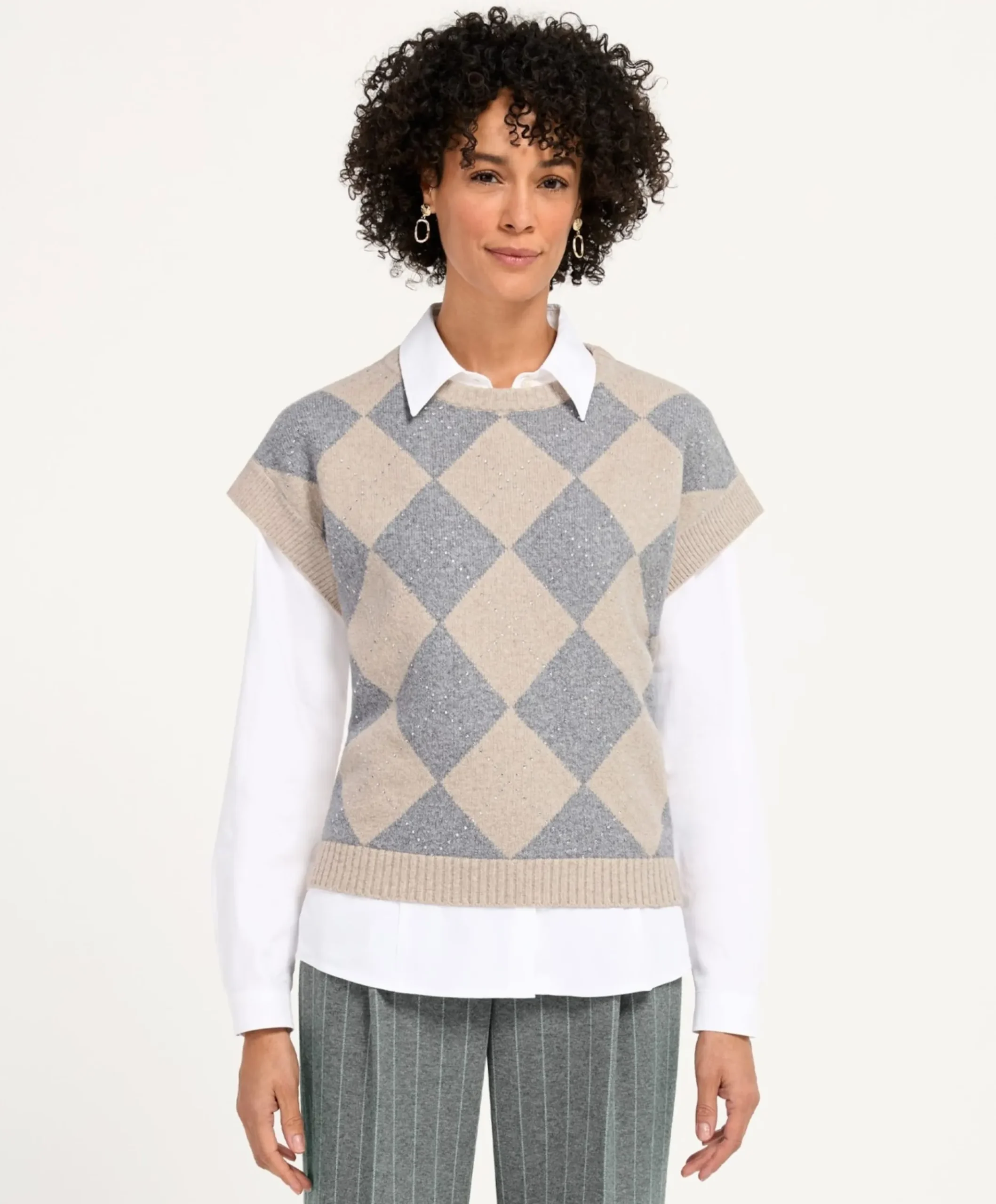 Dames spencer beige
