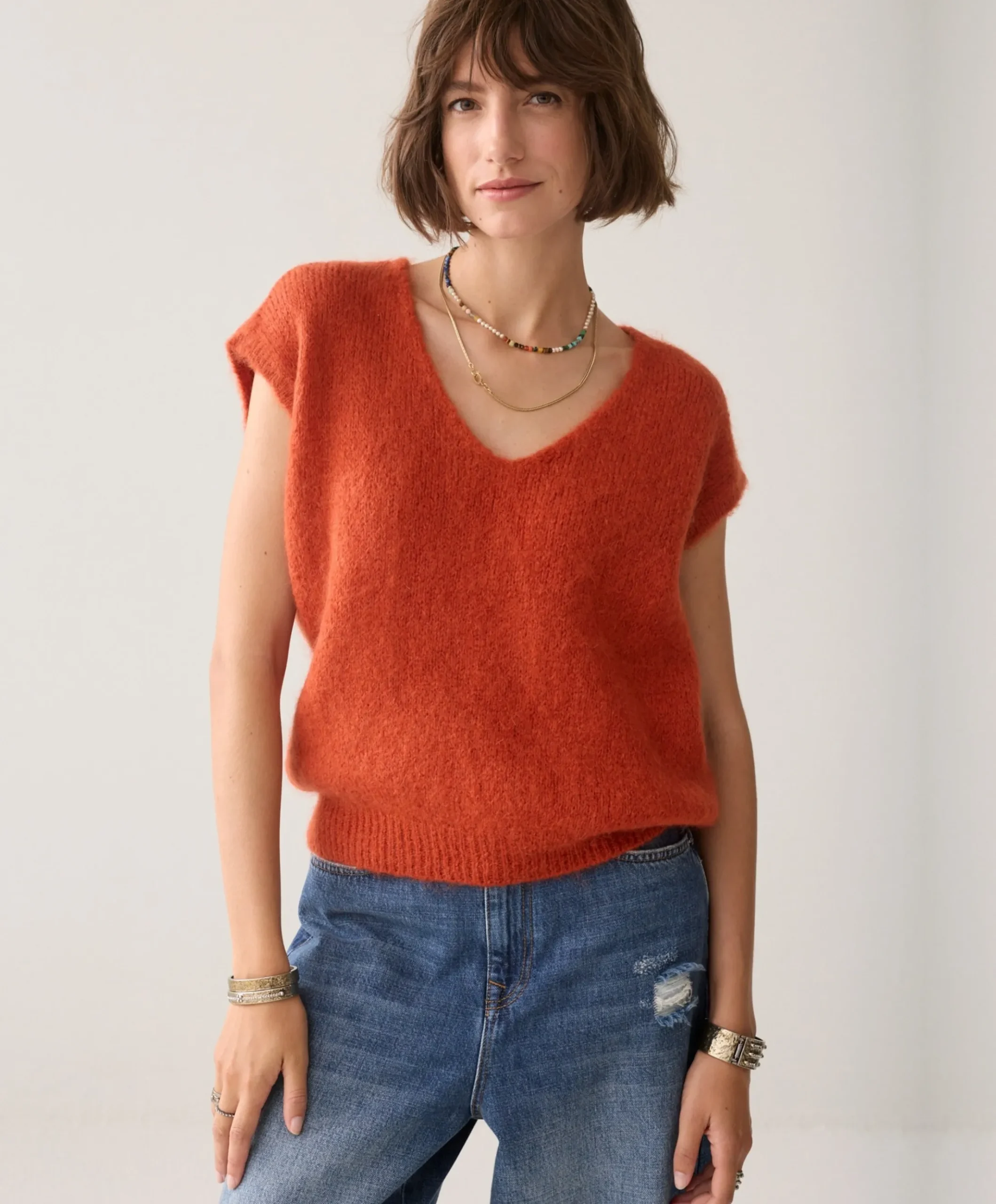 Dames spencer oranje