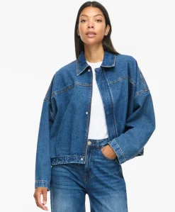 Dames spijkerjas blauw