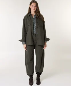 Dames spijkerjas groen