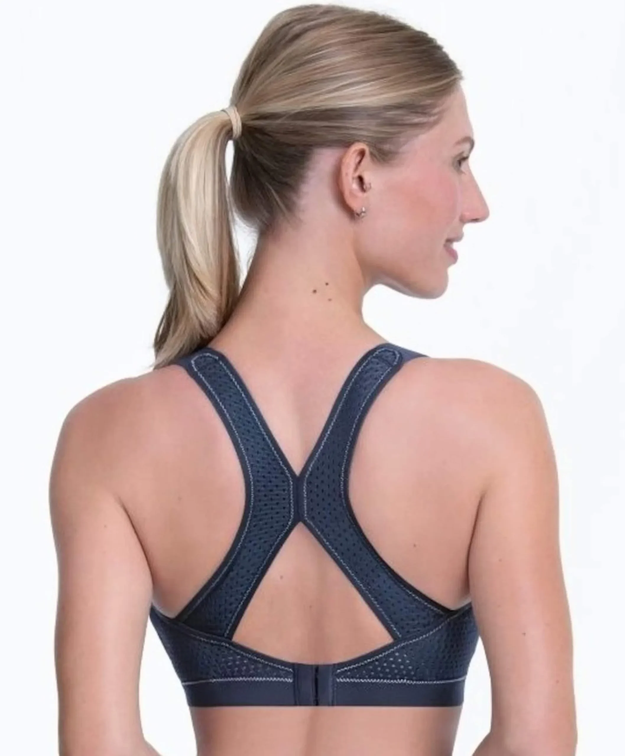 Dames sport bh blauw