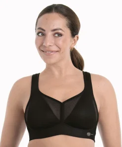Dames sport bh zwart