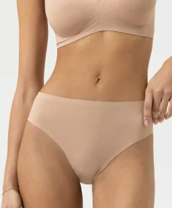 Dames string beige