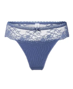 Dames string blauw