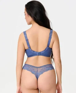 Dames string blauw